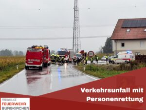 Mehr über den Artikel erfahren Verkehrsunfall mit Personenrettung