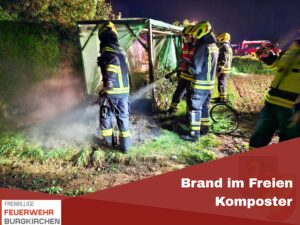 Mehr über den Artikel erfahren Brand im Freien Komposter